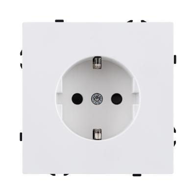Розетка штепсельная SCHUKO 16A/250 В, белый матовый Kollinger Eclipse EC-014WH