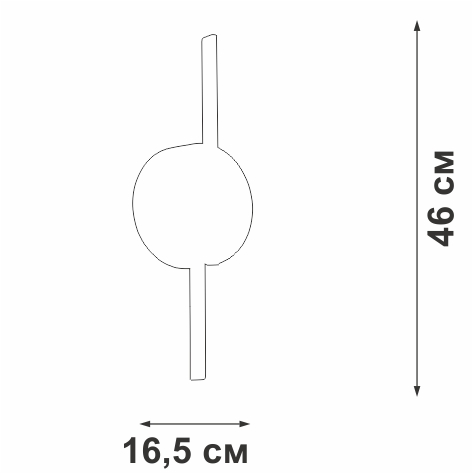 Настенный светильник Vitaluce V3041-1/2A