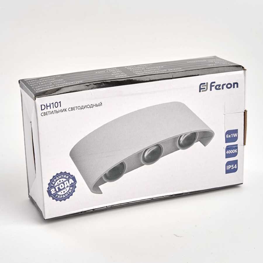 Уличный настенный светодиодный светильник Feron DH101 06311