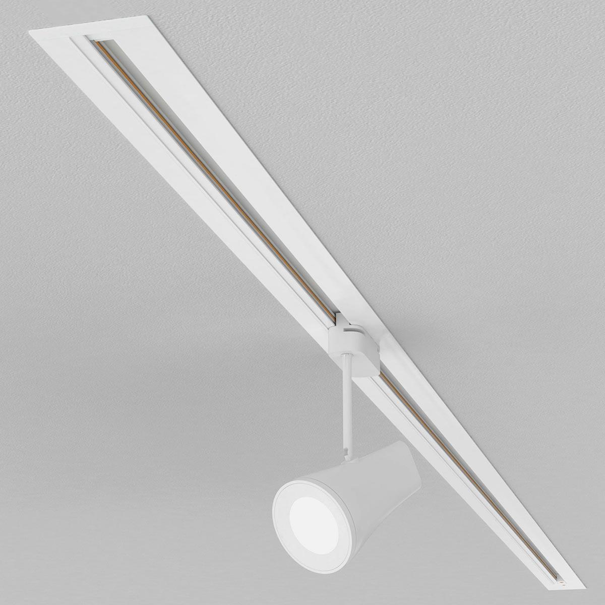 Шинопровод однофазные встраиваемый Elektrostandard Track Rail WH Recessed 85083/00 4690389178535