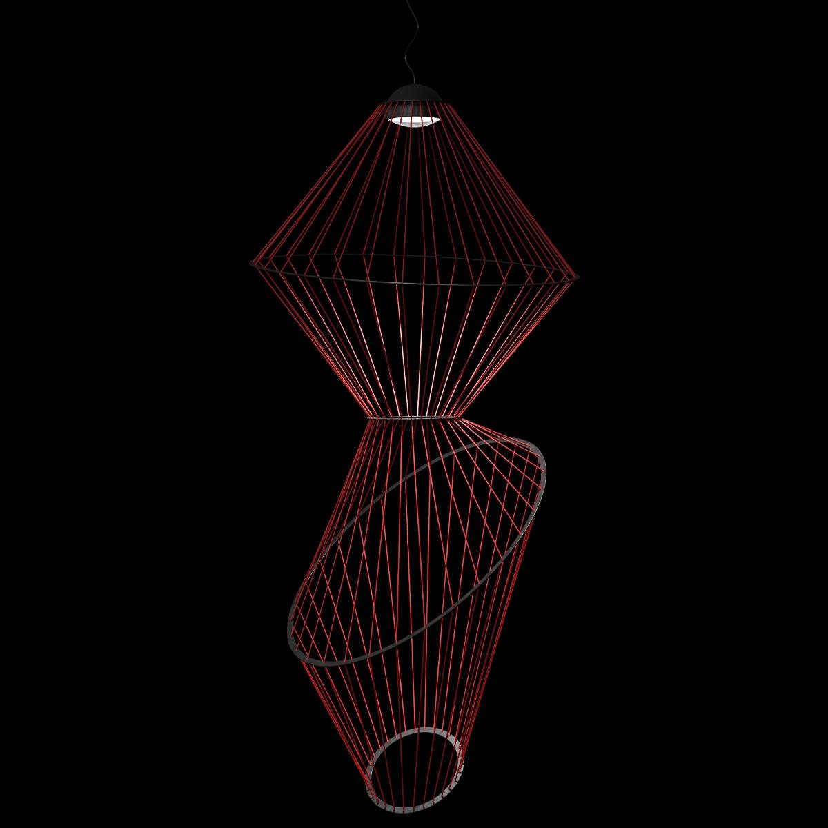 Подвесная люстра Loft IT Beam 10292/B Red