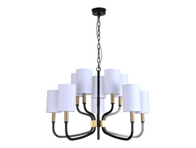 Подвесная люстра Newport 35210/С black+brass М0071484