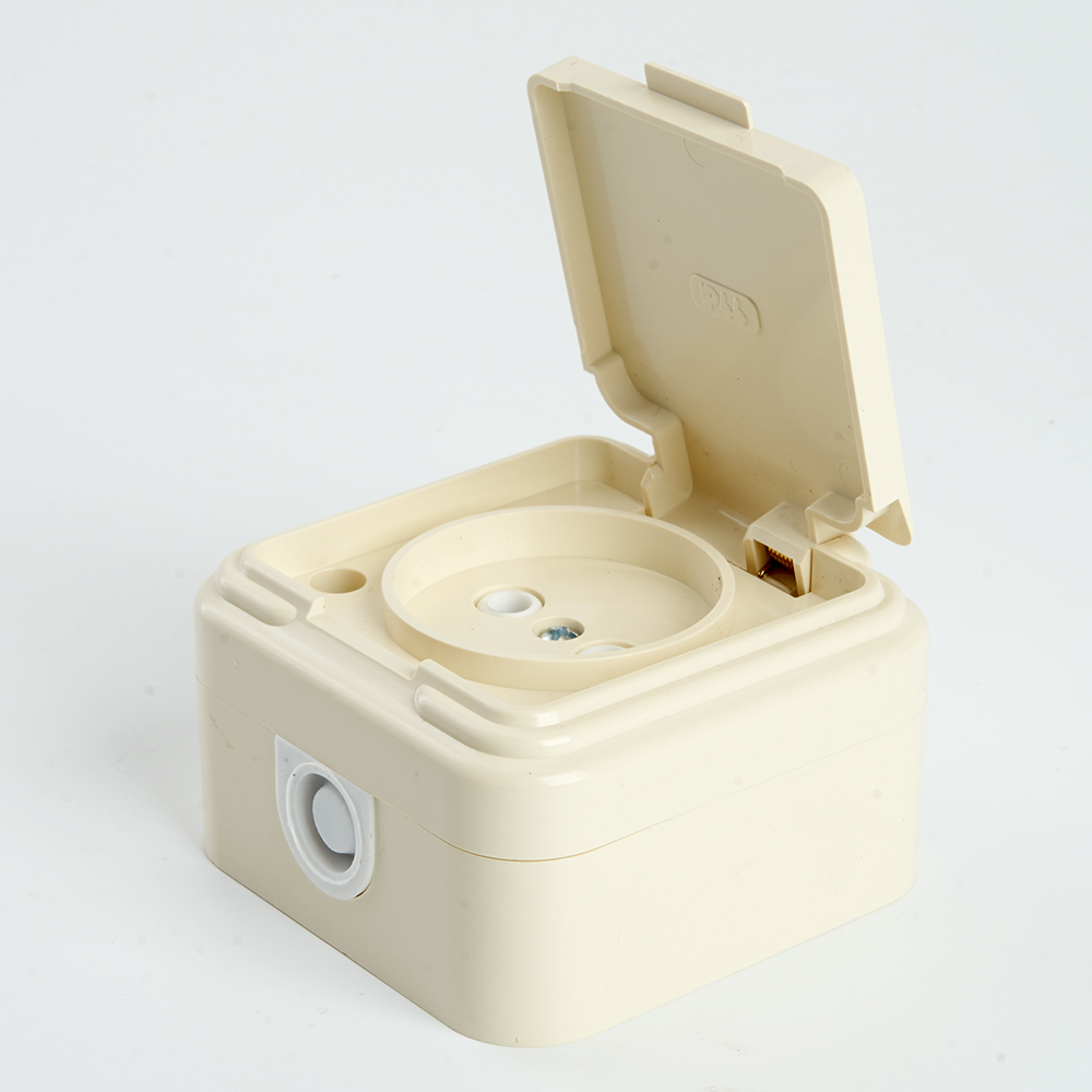 Розетка 1-местная б/з с крышкой Stekker Брест 49060