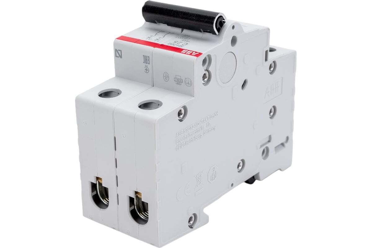 Автоматический выключатель ABB SH202 2-полюсный C25 6кА
