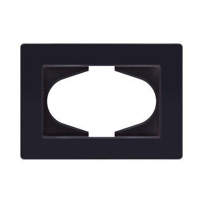 Рамка для двойной розетки, черный Kollinger Eleganz Acryl EA120BK