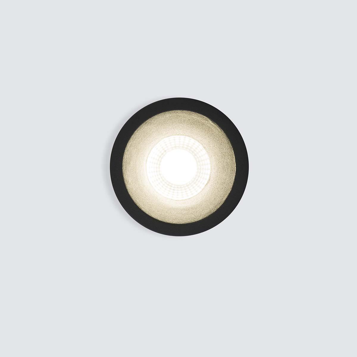 Встраиваемый светодиодный светильник Elektrostandard 15266/LED черный a055719