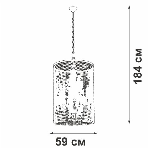 Подвесная люстра Vitaluce V5817-7/6