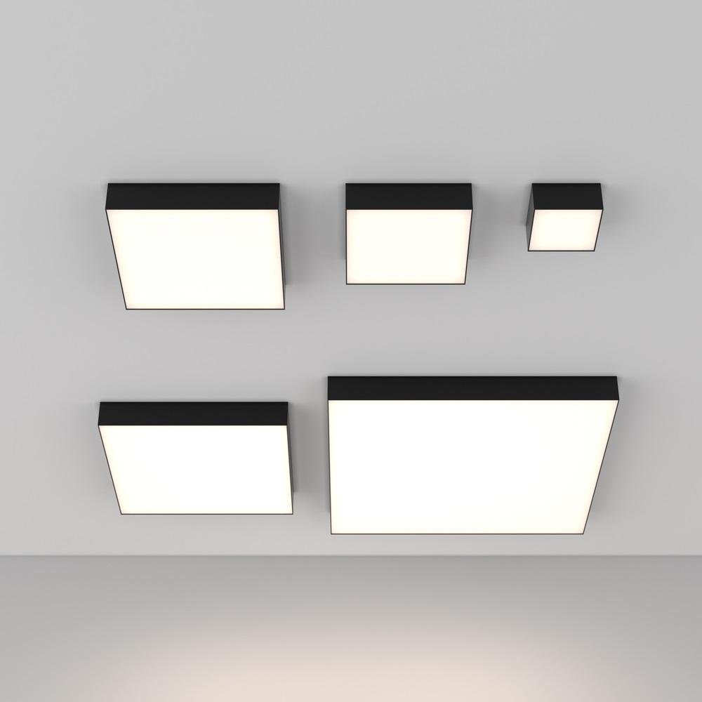 Потолочный светодиодный светильник Maytoni Technical Zon C032CL-12W4K-SQ-B