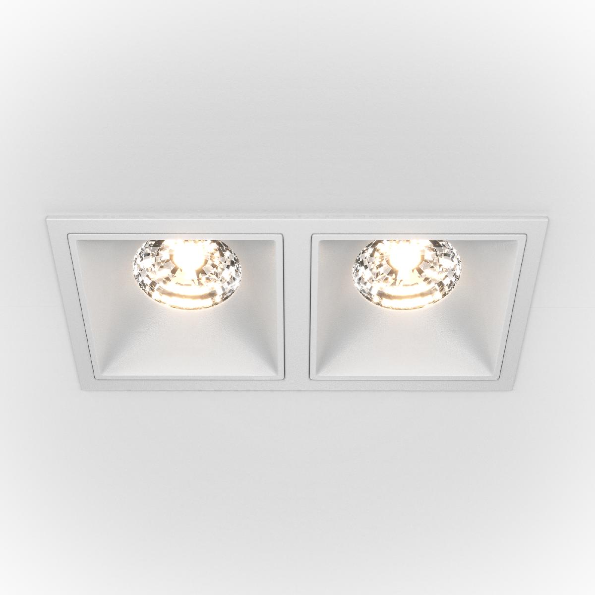Встраиваемый светильник Maytoni Technical Alfa LED DL043-02-15W4K-SQ-W