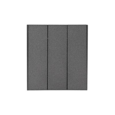 Выключатель STRONG 3 кл 10А с/у графит KRANZ KR-78-0707-6 Выключатель STRONG 3 кл 10А с/у графит KRANZ KR-78-0707-6