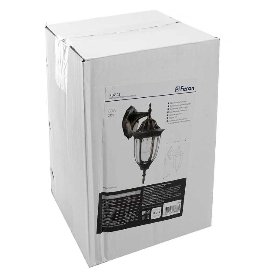Уличный настенный светильник Feron PL6302 11898