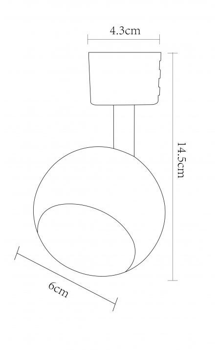 Светильник на шине ARTE Lamp A6253PL-1WH