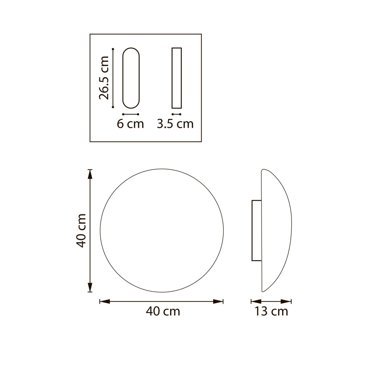 Настенно-потолочный светильник Lightstar Genova 610646