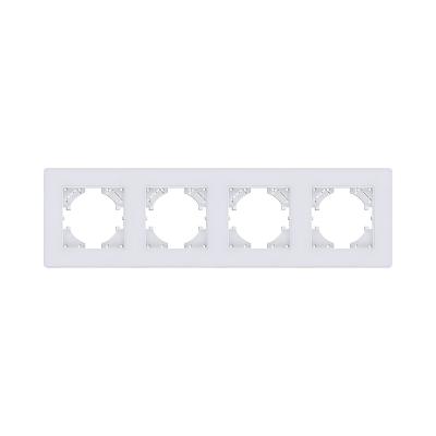 Рамка 4-постовая, белый Kollinger Eleganz Acryl EA4WH