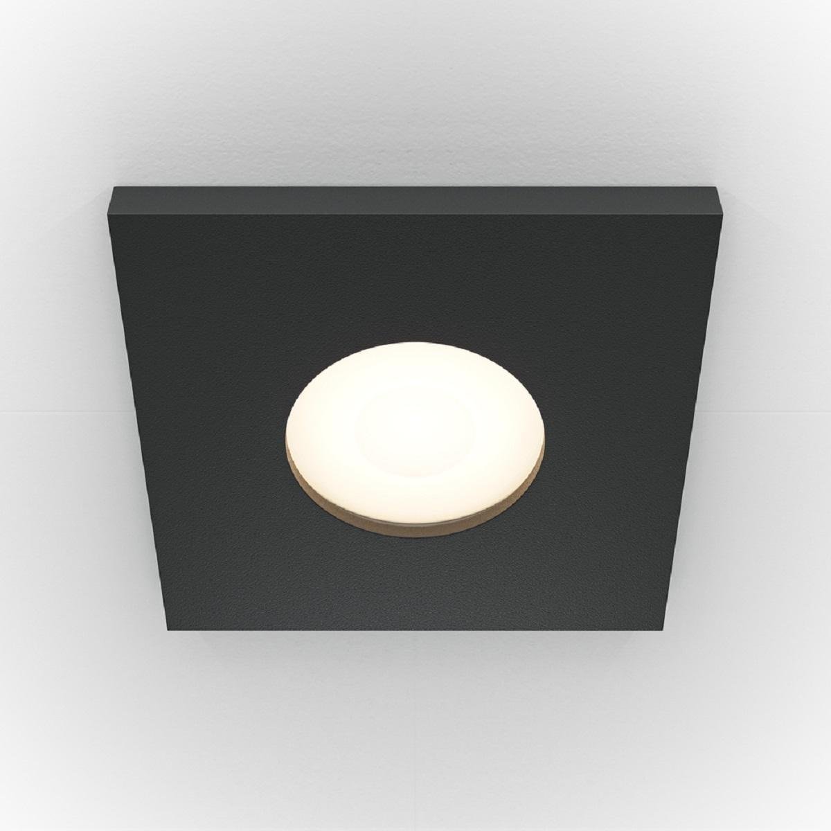 Встраиваемый светильник Maytoni Technical Stark DL083-01-GU10-SQ-B