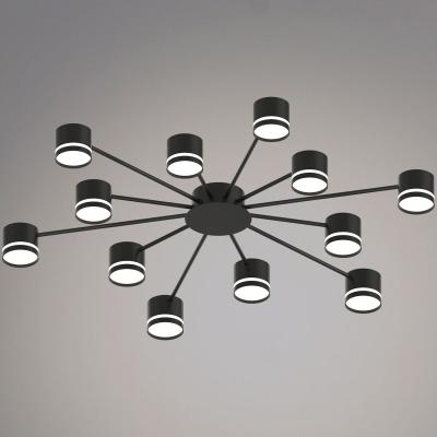 Потолочная люстра Reluce 06730-0.3-12 GX53 BK