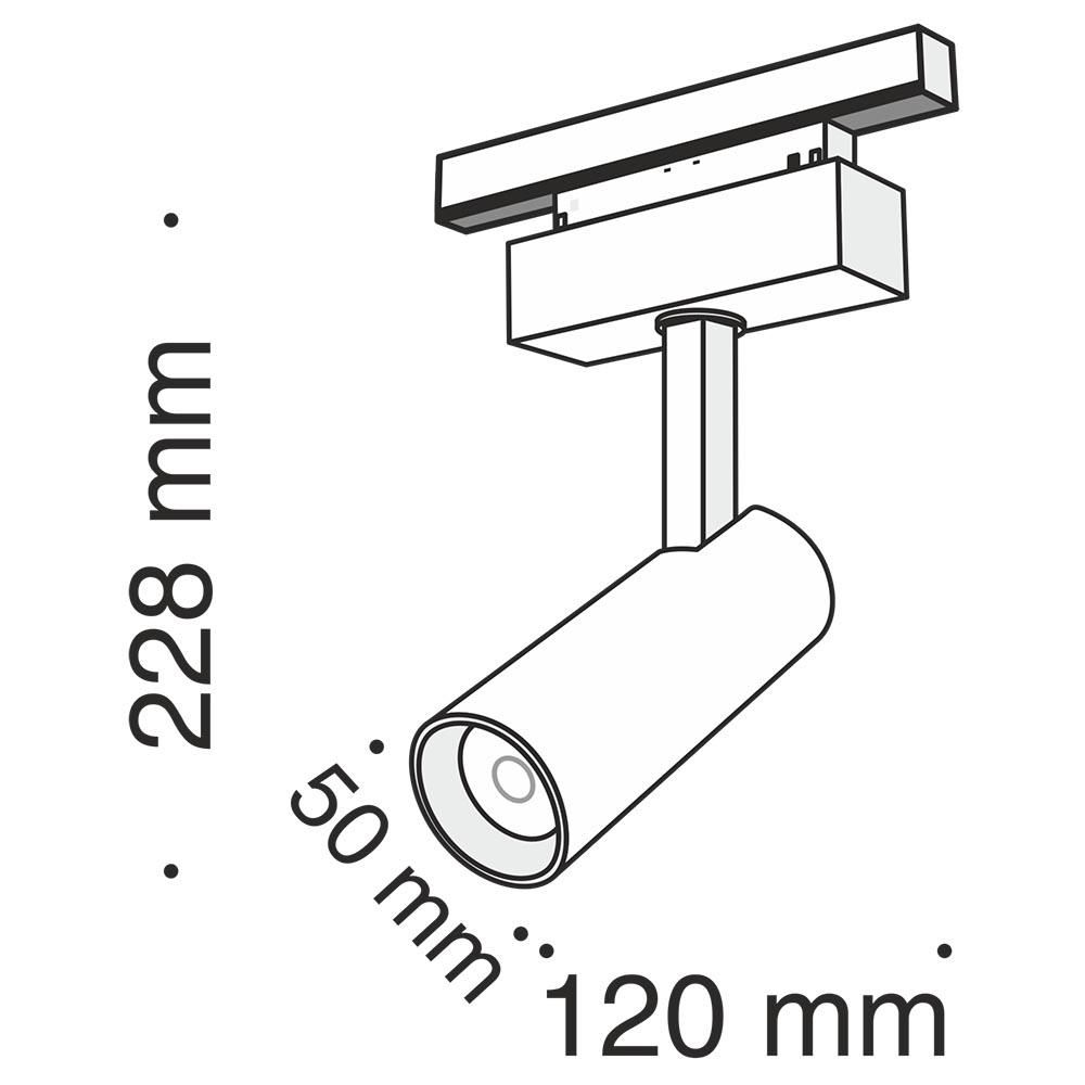 Трековый светодиодный светильник Maytoni Track Lamps TR019-2-10W3K-B - Elektrostandard.net Трековый светодиодный светильник Maytoni Track Lamps TR019-2-10W3K-B