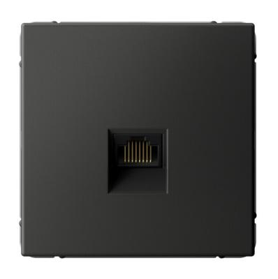 Розетка компьютерная RJ45, кат. 5е, механизм Systeme Electric ArtGallery Базальт GAL001483