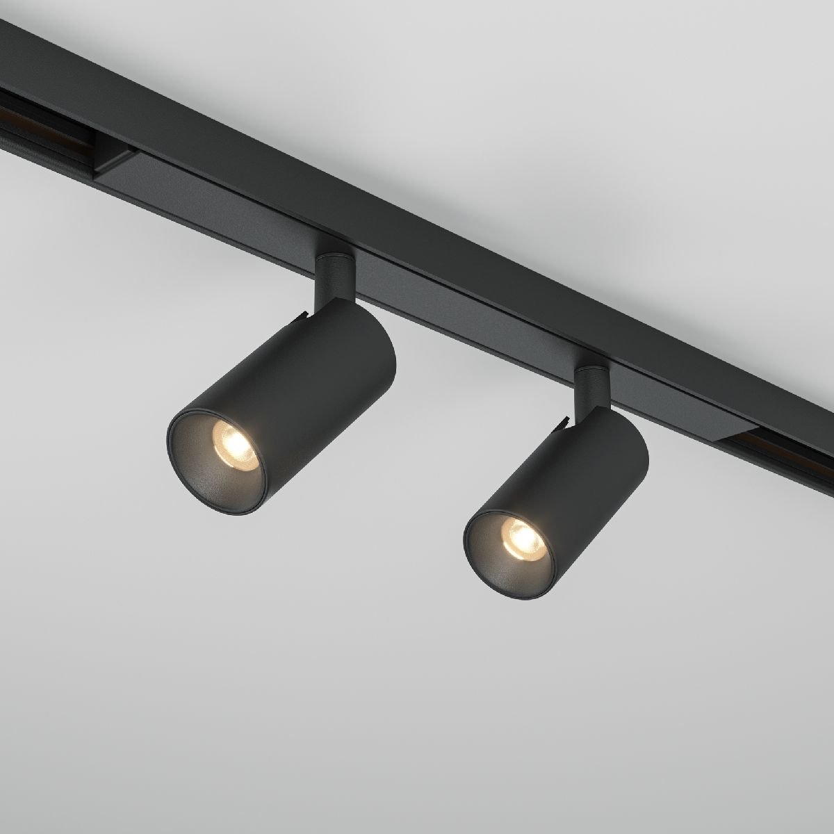 Трековый магнитный светильник Maytoni Focus Duo TR176-1-2X3WTW-M-B