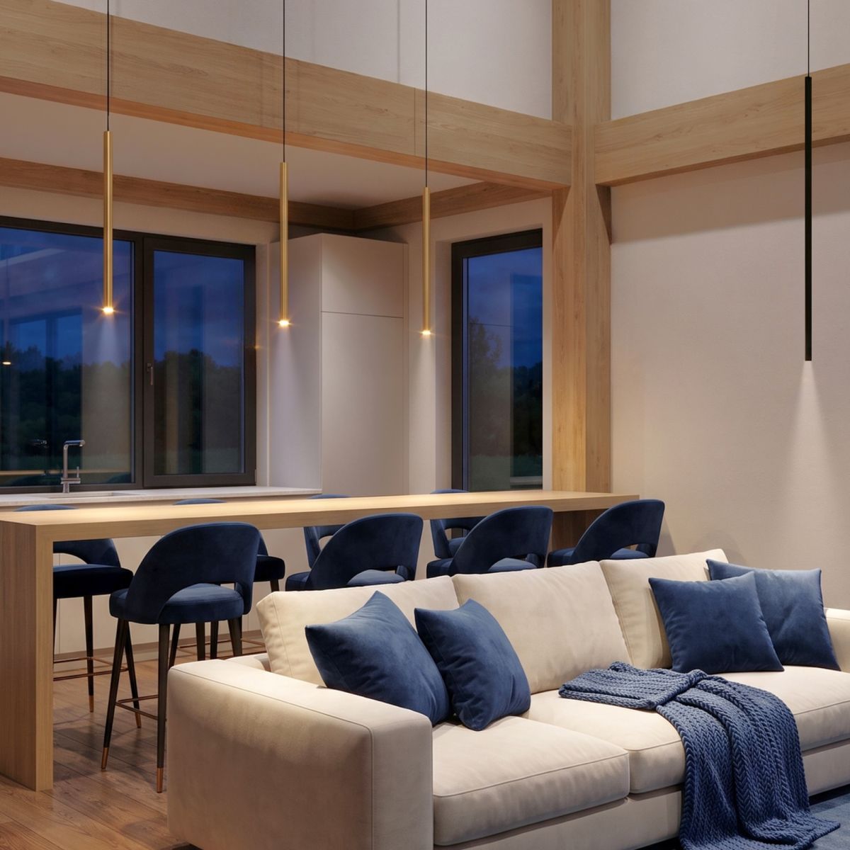 Подвесной светильник Citilux Tubu CL51511V_BF LED