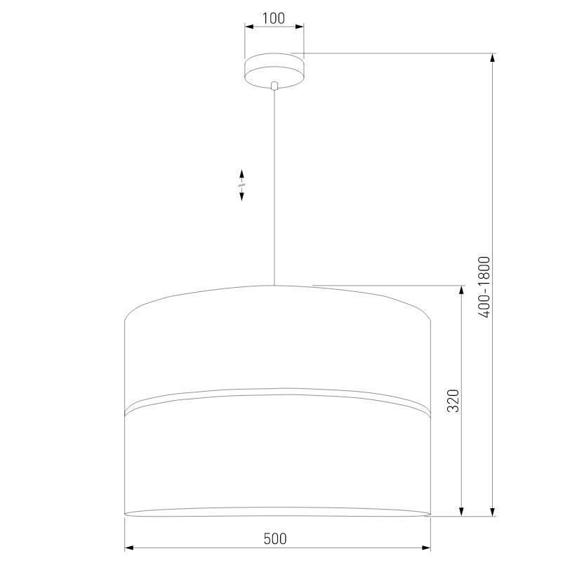 Подвесной светильник TK Lighting 524 Hilton