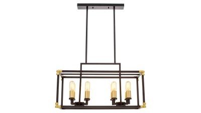 Подвесная люстра Lumina Deco Waldorf LDP 1140-8 BK+MD Подвесная люстра Lumina Deco Waldorf LDP 1140-8 BK+MD