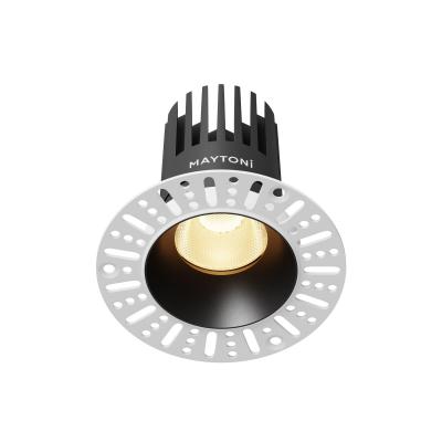 Встраиваемый светильник Maytoni Dip DL121-15W-2.7K-TRS-B