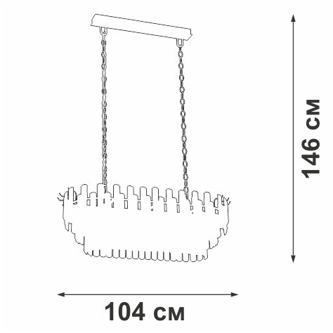 Подвесная люстра Vitaluce V53440-8/19