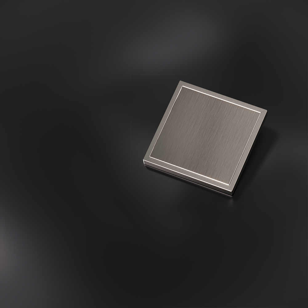 Клавиша для выключателя/переключателя одноклавишного Voltum S70 Metal (никель) VLSM000111