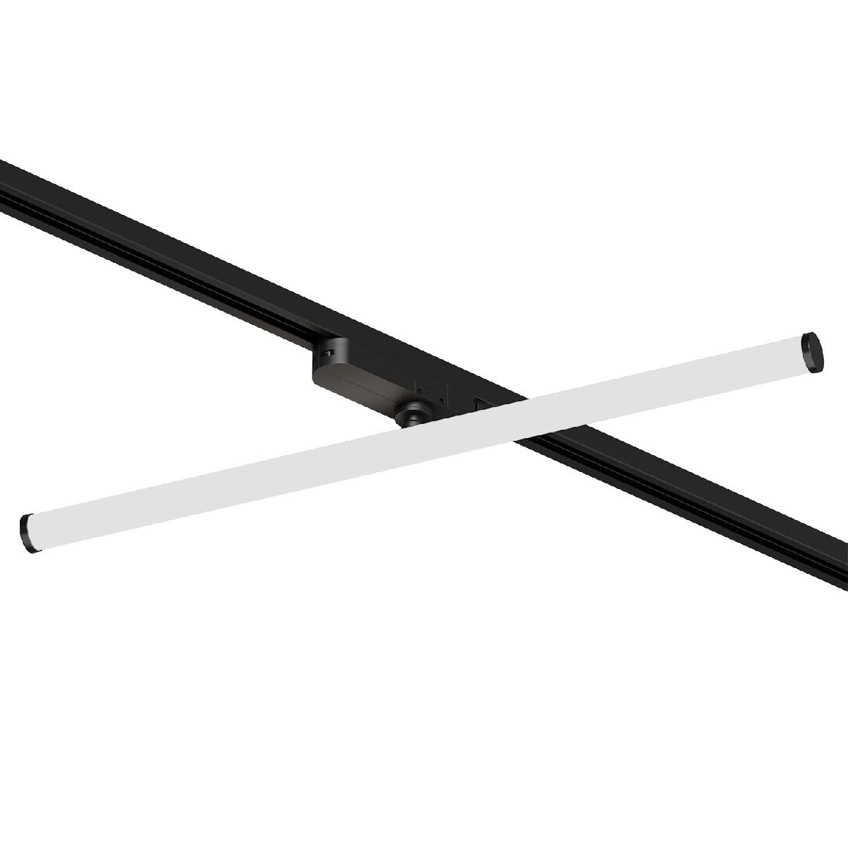 Трековый однофазный светильник Denkirs Strom DK6648-BK