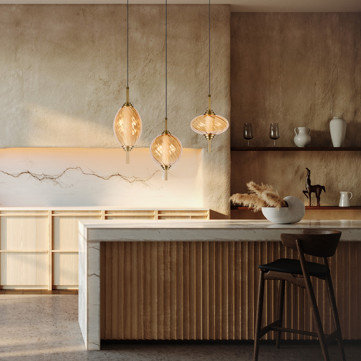 Подвесной светильник Loft IT Helix 10421/B Amber
