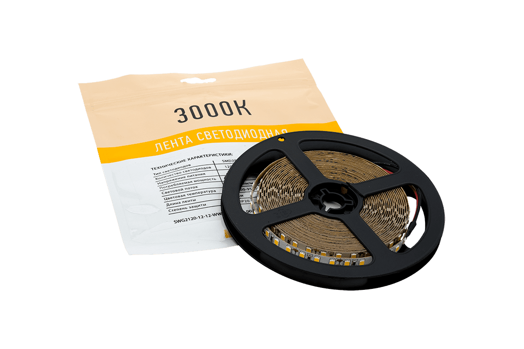 Светодиодная лента SWG SWG2120-12-12-WW-M 009237
