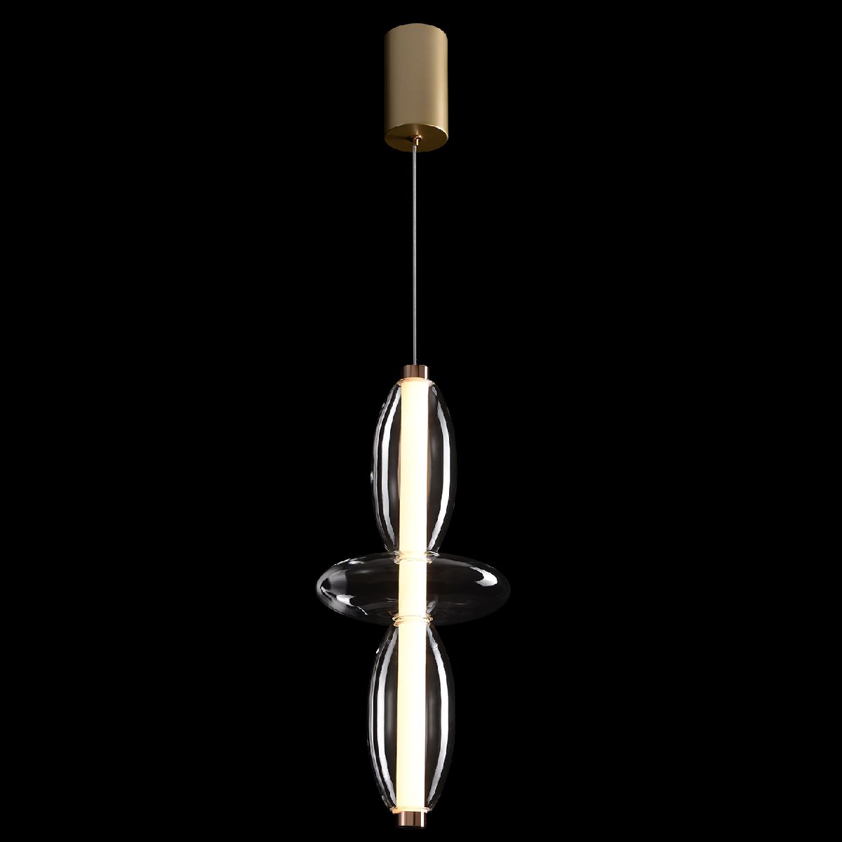 Подвесной светильник Crystal Lux QUASAR SP14W LED TRANSPARENT