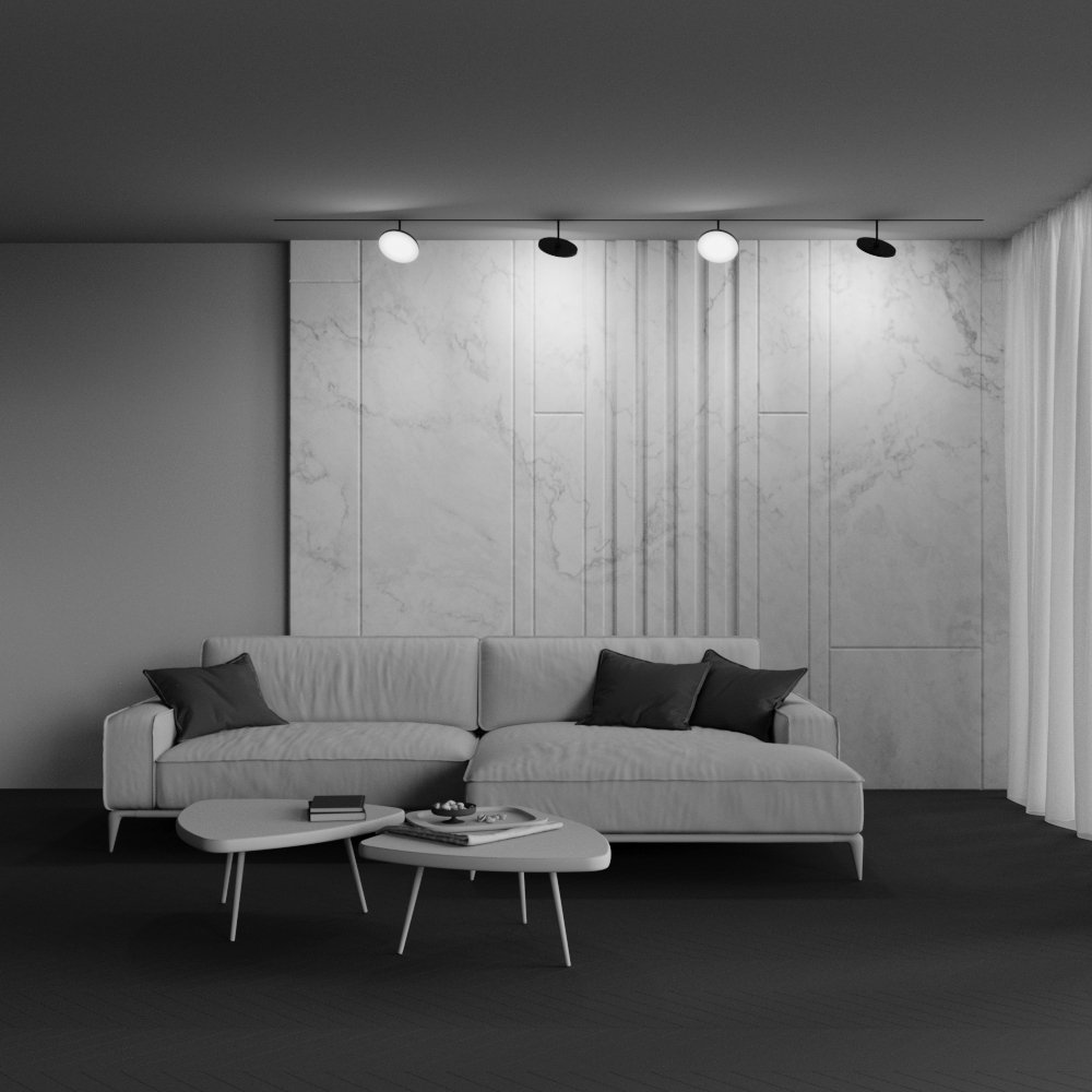Трековый магнитный светильник Maytoni Plato TR131-4-15W-DS-B
