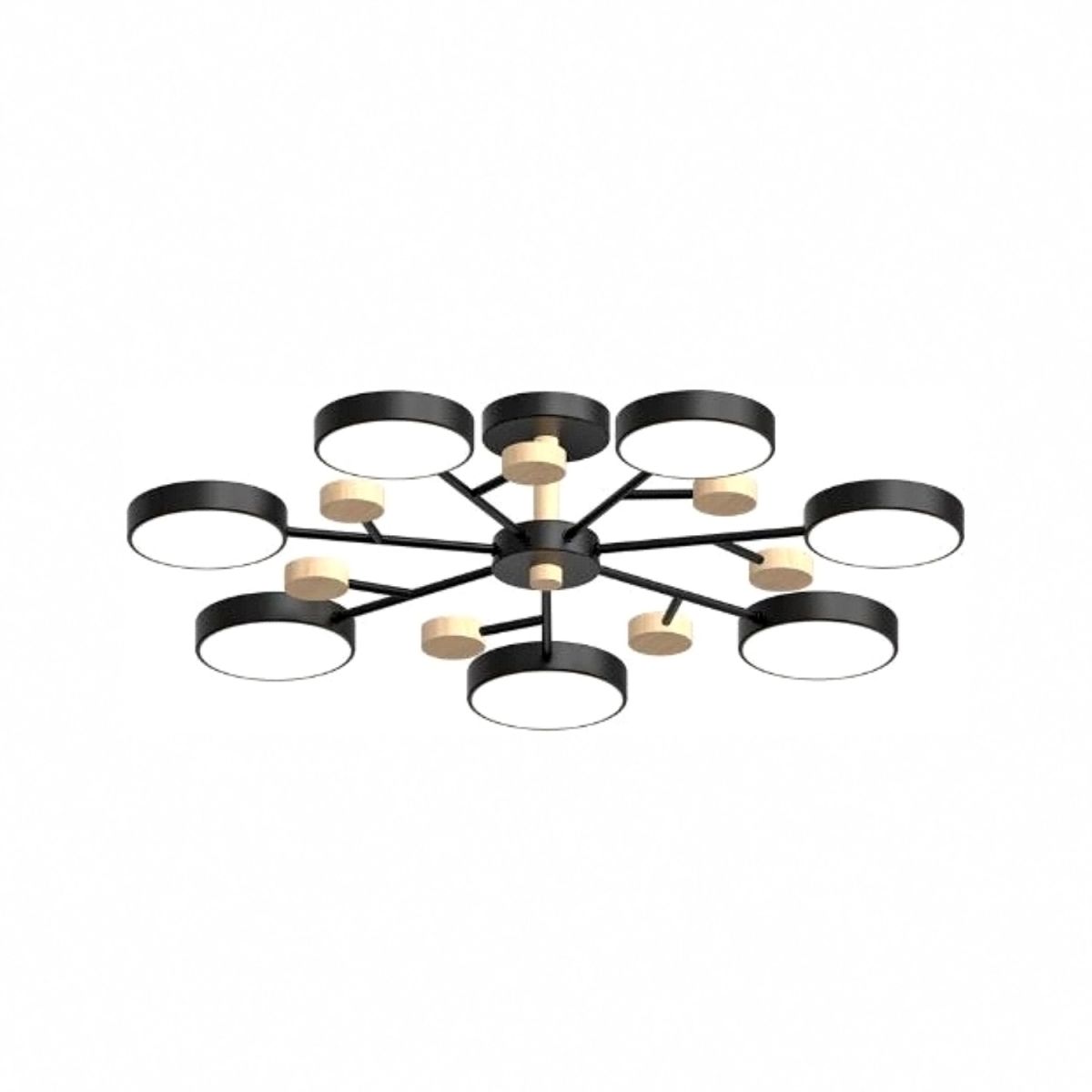 Люстра на штанге LED4U L3205-800 BK
