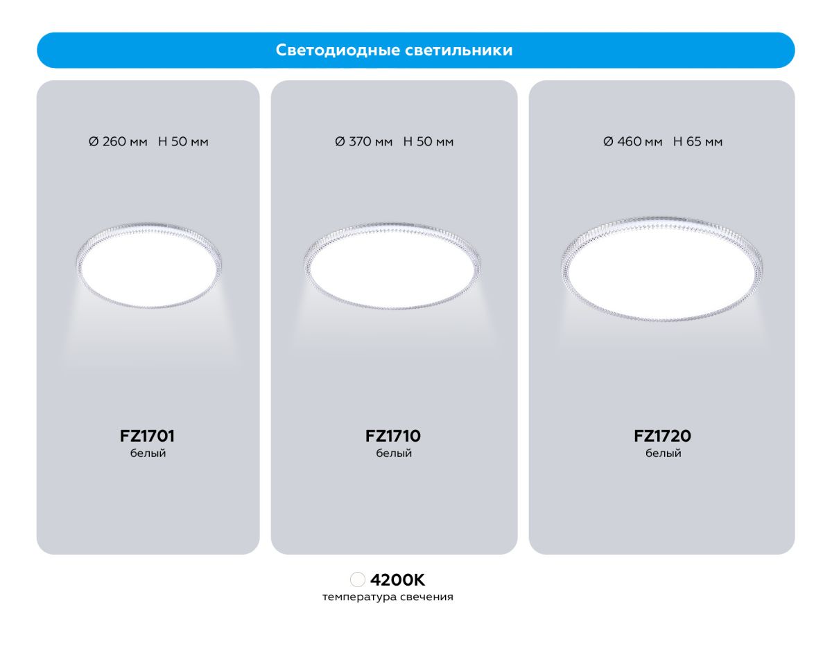 Потолочный светильник Ambrella Light Orbital FZ1701