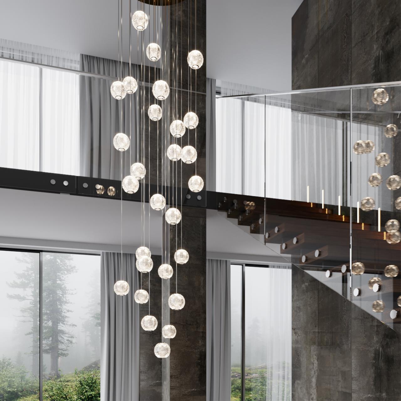 Подвесная люстра Odeon Light Crystal 5008/120L