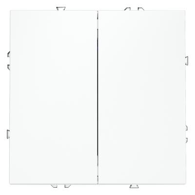 Выключатель двухклавишный Voltum S70 VLS020102