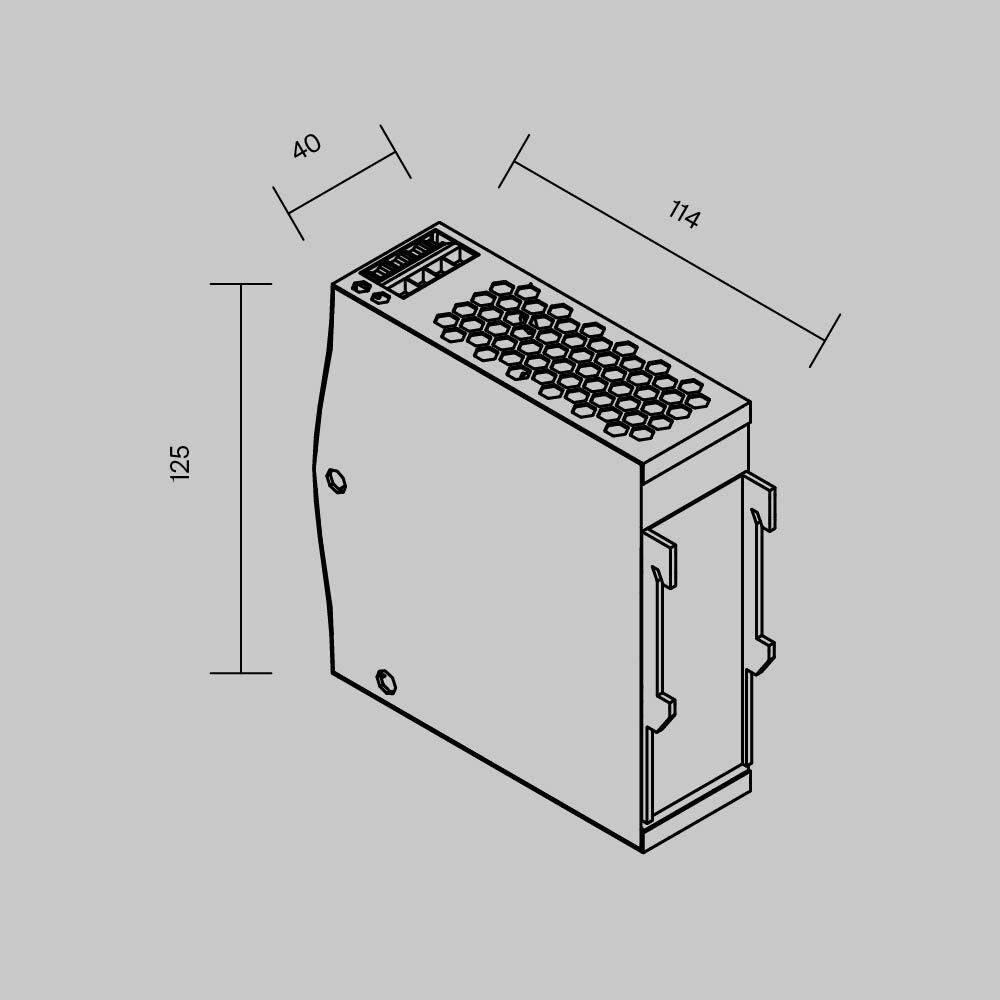Блок питания Maytoni PSL015 120Вт DC24В IP20 821012