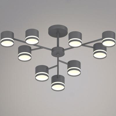 Люстра на штанге Reluce 97730-0.3-09 GX53 GREY