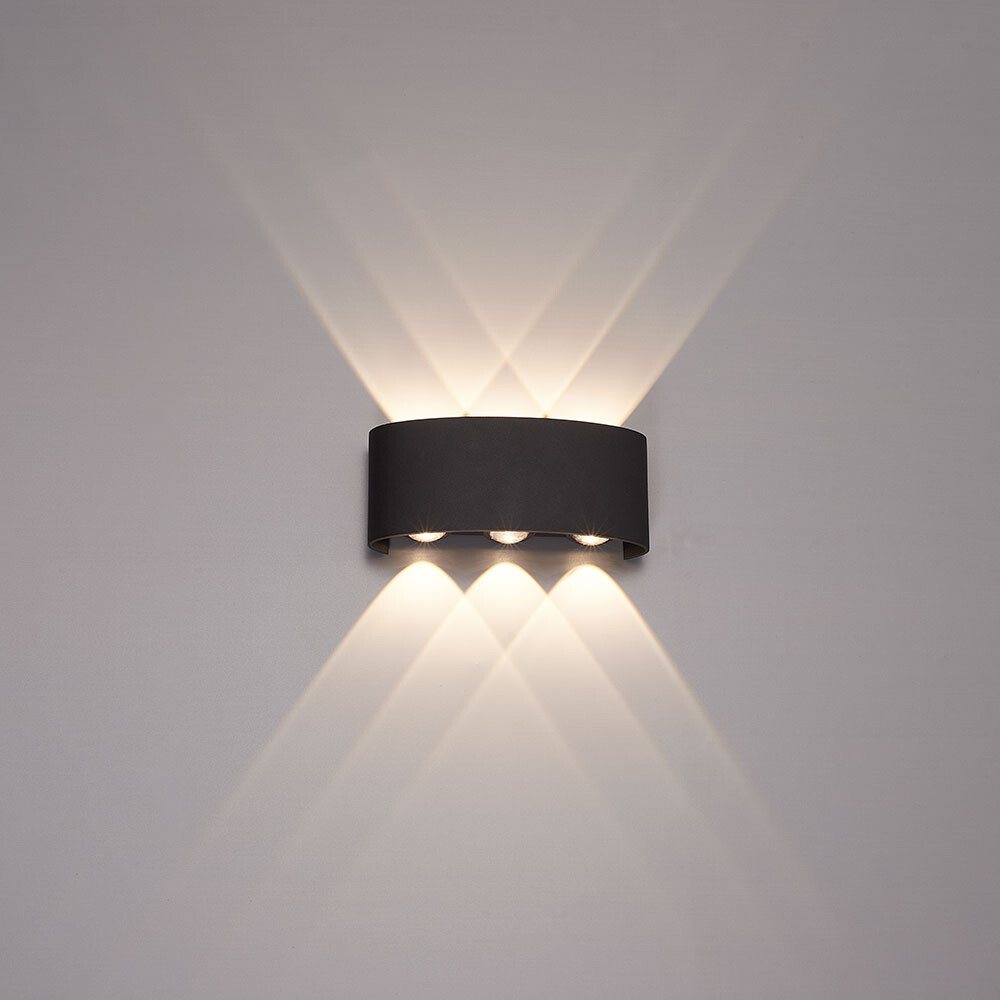 Уличный настенный светильник Arte Lamp Bosto A3722AL-6BK