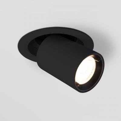 Встраиваемый светодиодный спот Elektrostandard 9917 LED 10W 4200K черный матовый 4690389161681