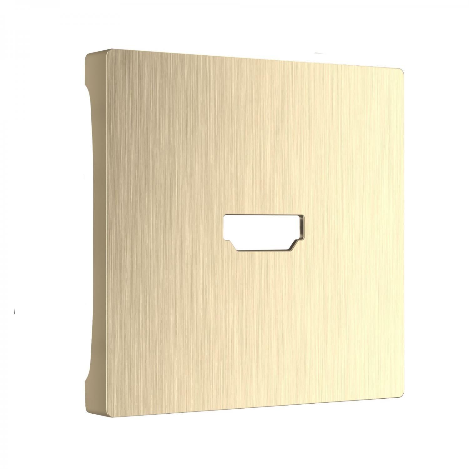 Накладка для розетки HDMI шампань рифленый WL10-HDMI-CP 4690389128332