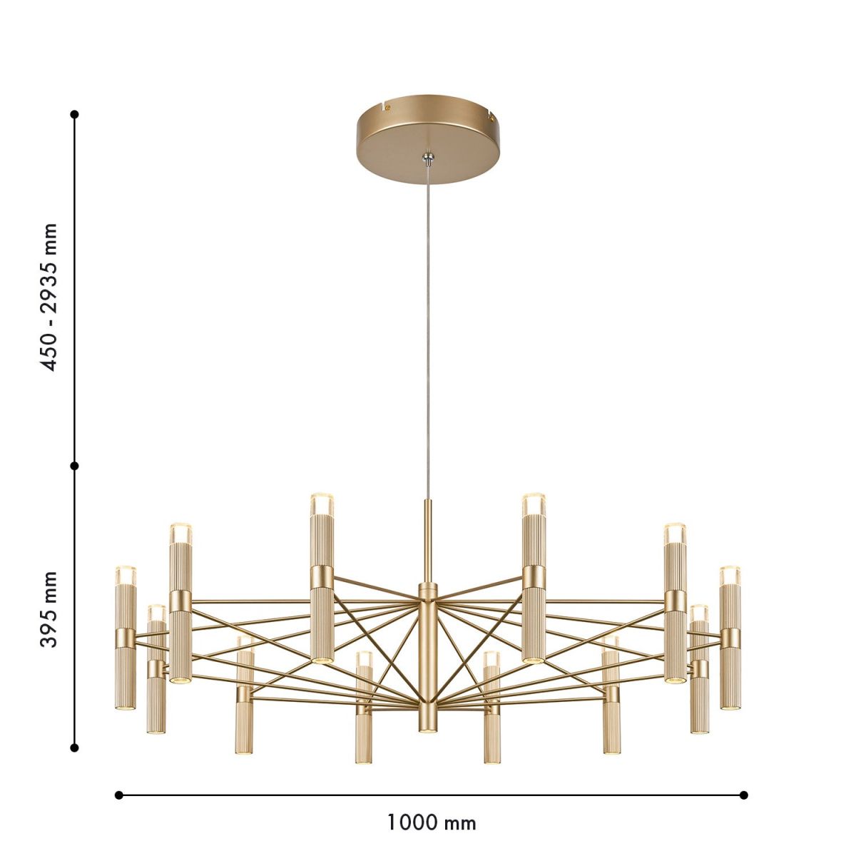 Подвесная люстра Favourite Blick 4759-12P