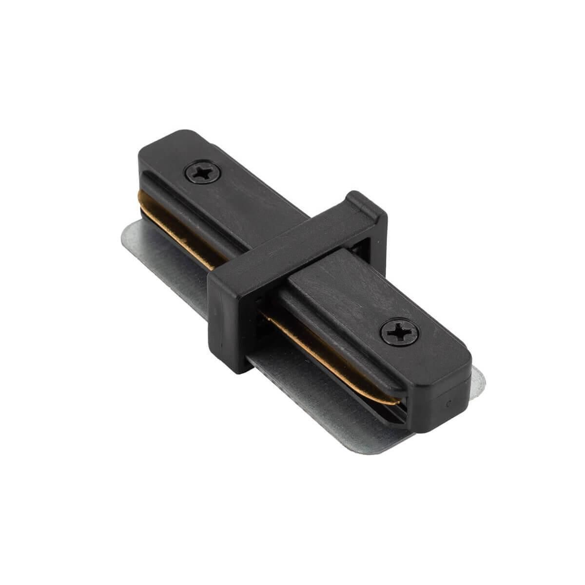 Прямой коннектор Denkirs TR1101-BK - Elektrostandard.net Прямой коннектор Denkirs TR1101-BK