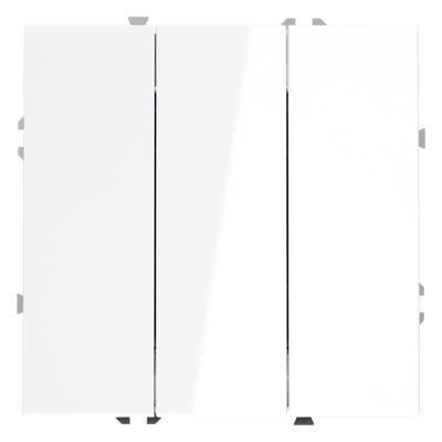 Выключатель трехклавишный Voltum S70 VLS030101
