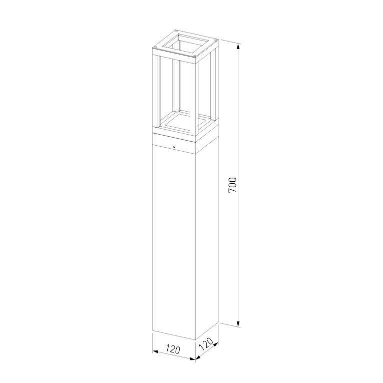Уличный светодиодный светильник Elektrostandard Frame 1529 Techno Led серый 4690389172373 - Elektrostandard.net Уличный светодиодный светильник Elektrostandard Frame 1529 Techno Led серый 4690389172373