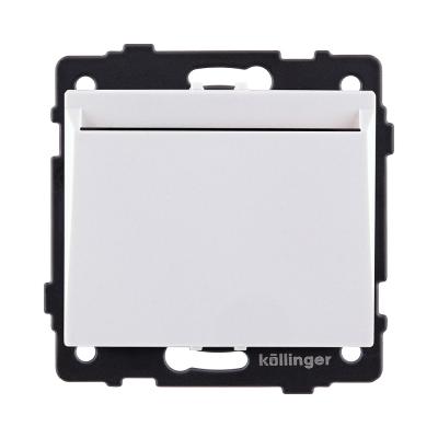 Карточный выключатель механический, белый Kollinger REA-041WH для Aspekt, Eleganz, Reflex