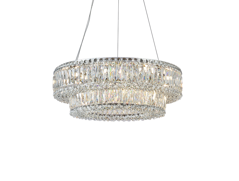 Подвесная люстра Newport 8450+18/S chrome М0070078