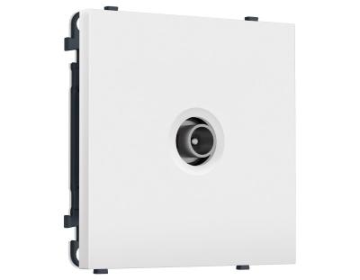 Комплект механизма TV розетки проходной SIGMA Белый матовый 5-1000 MHz 4dB QUANT PRO Ambrella Volt MS133030 (SP1330, PR211)